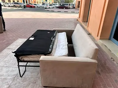 West elm two seater sofa bed with mattress