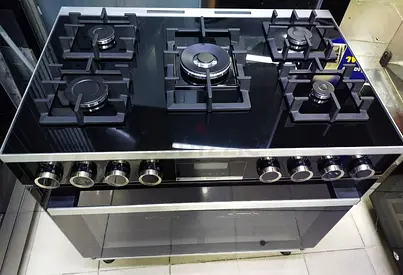 BOSCH latest model series 8 full gass cooking range 5 burner with fan stove 90x60 cooker