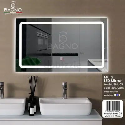 Modern LED Mirror for Stylish Bathrooms