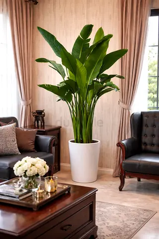 Birds of paradise Large in Ceramic pot (Indoor Plant)