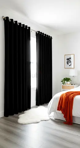 Elegant Black Curtains for a Sophisticated Look