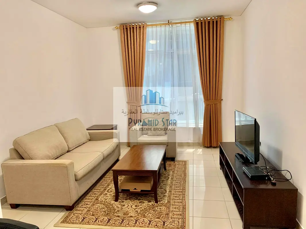 fully furnished 1 bedroom chiller free ready to move in