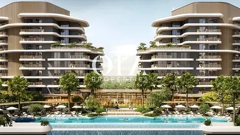 شقة مفروشة بغرفة نوم واحدة | Jade Haven by Aldar | إطلالات على الحديقة والمسبح