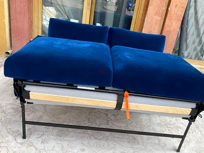 Pull out IKEA bule vimle two seater sofa bed with mattress