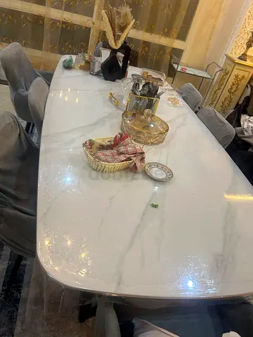 Elegant Marble Dining Table