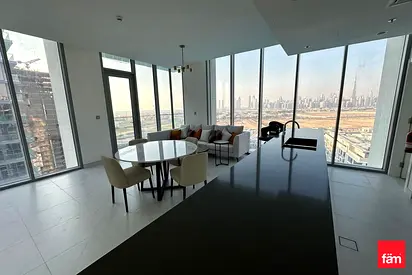 Crystal Lagoon And Burj Khalifa View | Furnished