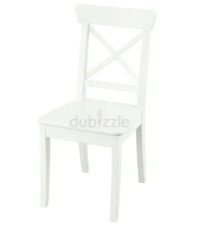 2 x Rosentrop White Dining Chairs