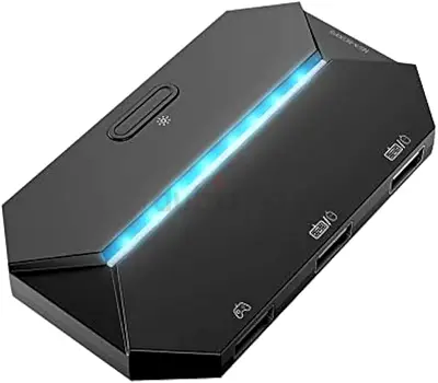 Multi-Device USB Hub with LED Indicator