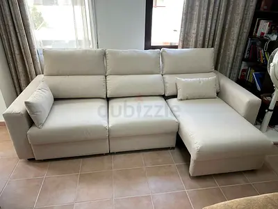 Elegant fabric Sofa Bed with a modern three-seat design. The Sofa Bed provides excellent