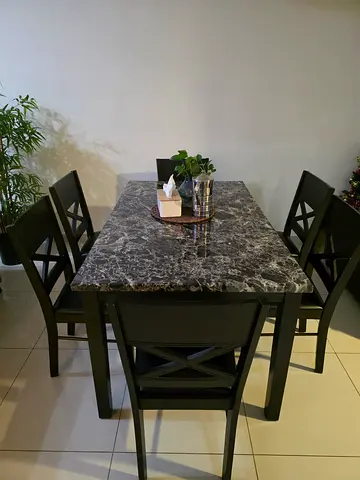 Six seater dining table