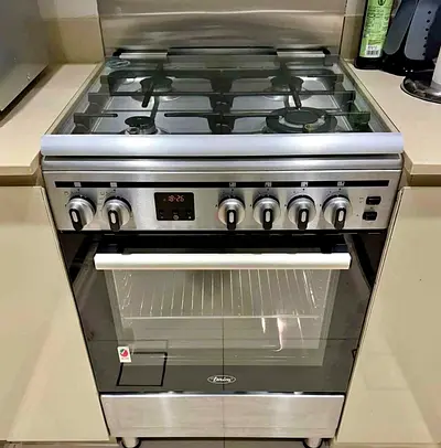 Terim top gas oven electric cooker same like new condition for sale