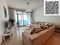 2BHK Furnished Apartment | Excellent Full Corniche View | High floor| Ajman Corniche