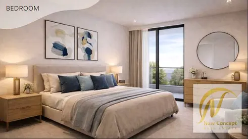 Two bedrooms and a living room, 5% down payment, sea view