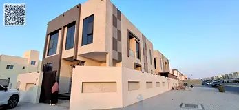 Corner five master bedroom villa is available for rent in al yasmeen ajman