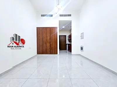 ( MONTHLY PAYMENTS )12 CHEQUES - SPACIOUS STUDIO AVAILABLE FOR FAMILY - RENT 38K - CAR PARKING + GYM FREE