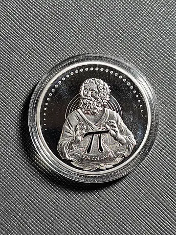 Silver Coin 2021 Solomon Islands 1 oz Silver Number
Pi BU