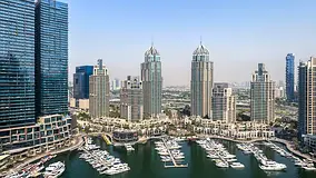 Exclusive 1BR, Panoramic Marina View, Dubai Marina