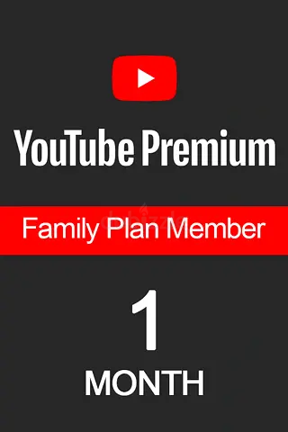 YouTube Premium Family Plan - 1 Month