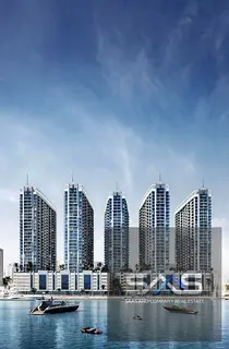 With a stunning view of Ajman Creek, own your residential unit with a64k down payment.