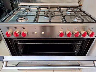 LA GERMANIA latest model 5 burner full gass cooker full heavy duety cooking range 90x60 stove