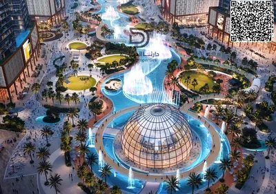 The strongest investment return is a studio for sale and fully furnished with a serviced project with crystal lakes, schools and a mosque - in the Emirate of Ajman - Al Yasmeen area close to the exit