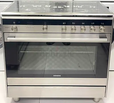 Siemens latest model IQ700 5 burner top gass oven electric dual fan cooking range 90x60 italian stov