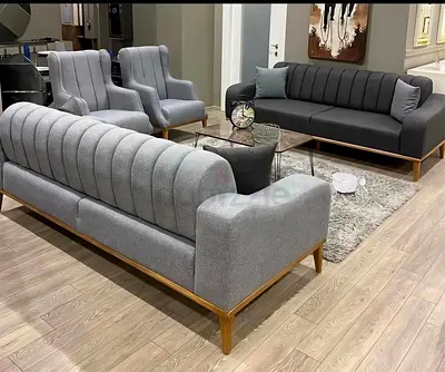 Modern Fluted Sofa  Lounge Set