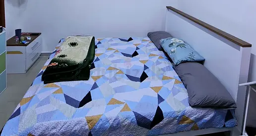 Stylish Bed Frame with Comfortable Mattress