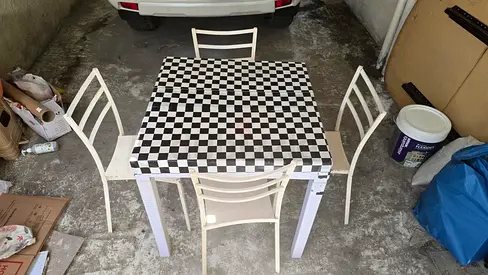 Dining table and chairs for sale