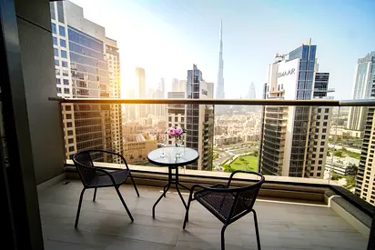 Lovely 1BR, Burj Khalifa View, Downtown, Dubai