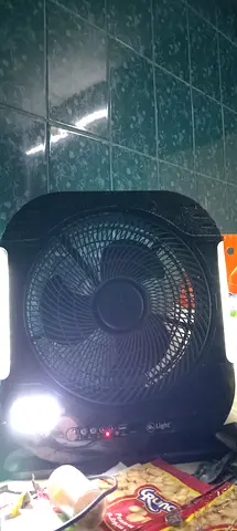 Electric Table Fan with Lights for Sale