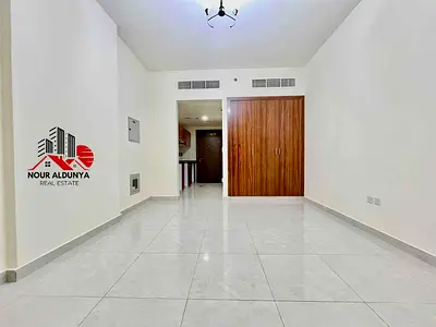 ( MONTHLY PAYMENTS )12 CHEQUES - SPACIOUS STUDIO AVAILABLE FOR FAMILY - RENT 38K - CAR PARKING + GYM FREE