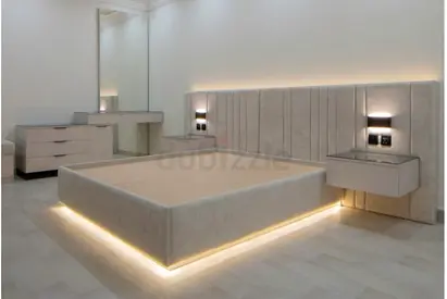 Light gray 200*200 super king size bed