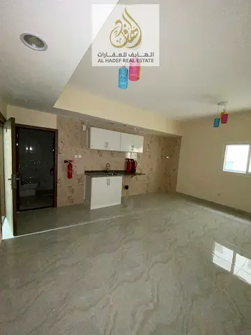 Al Jurf 3 on Mohammed Bin Zayed Road - Studio, first occupancy, spacious, super deluxe finishing - 22,000