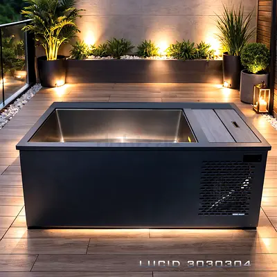 POLSPAS LUCID 30304 – Premium 1-Seater Ice Bath  Spa with Chiller Control System