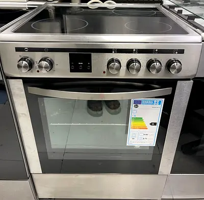 HOOVER latest model electric ceramic 4 hobs cooking range oven fan stove 60x60 cooker