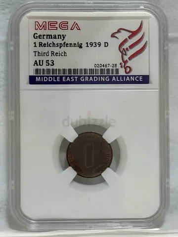 Germany 1 Reichspfennig coin 1939 80 AED