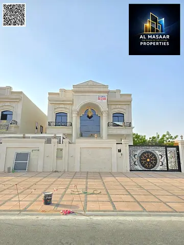 Classic villa for sale in Al Yasmin, ready to move in, close to all services, electricity and water included, freehold ownership for all nationalities