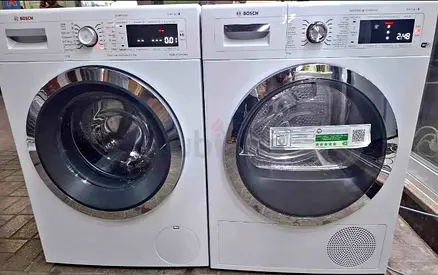 Bosch Series 8 Separate 9kg washer  9kg dryer Set Good Condition