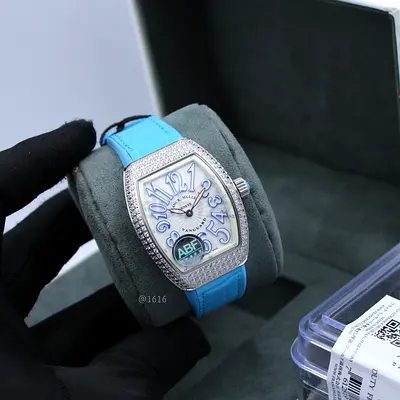 Franck Muller Womens Watch with Blue Strap