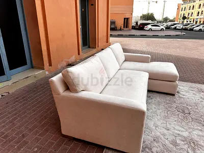Cratebarrel axis feather filled sofa