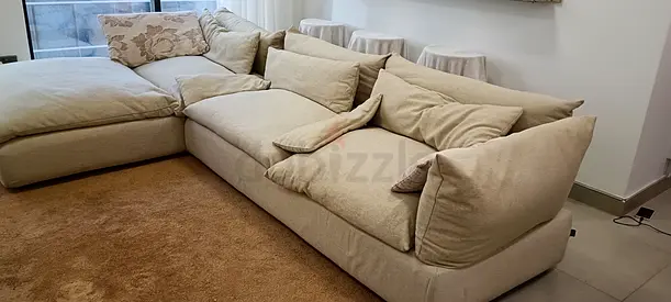 Marian Home Leather L shape sectional sofa