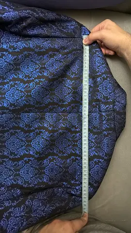 Stylish Blue Floral Fabric