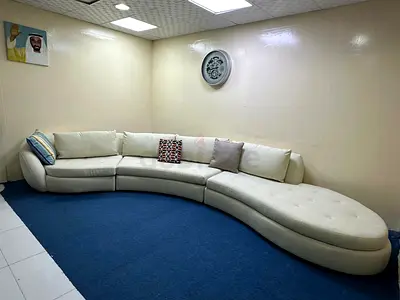 Still brand new cratebarrel corner sofa