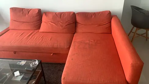 Stylish Orange Sofa for Sale