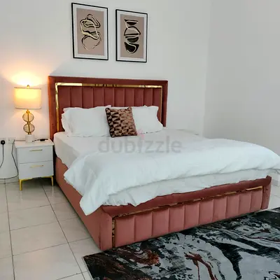 Elegant Bed with Modern Decor