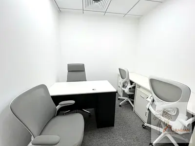 Corporate Offices with Elegant Reception & Lounge Area | Near METRO- BURJUMAN Station | Prime Location