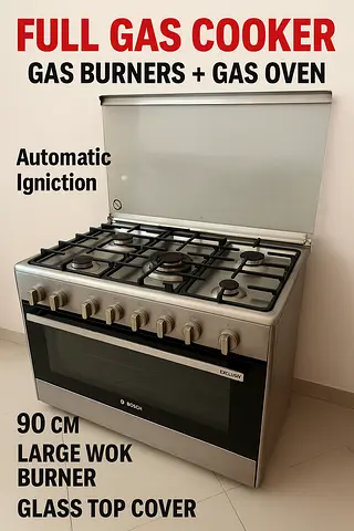 Gas Cooker with Automatic Ignition