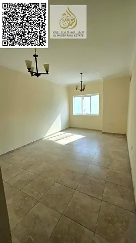 Two-bedroom apartment with a living room in Al Hamidiya, with an excellent size and a very attractive price. For annual rent in Ajman. ** Two-bedroo