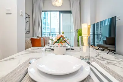 Furnished 1BR | Zada Tower | Canal View